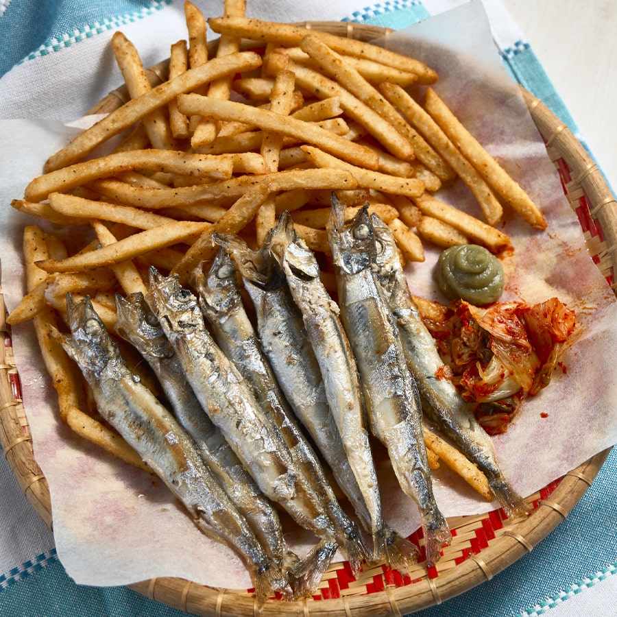 SHISHAMO & MCCAIN CAJUN FRIES